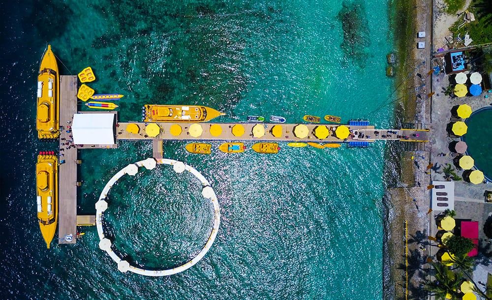  Check-in at the pier in Nusa Penida Island