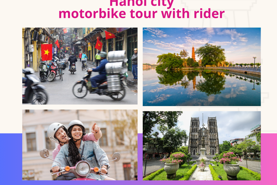 Hanoi Fun City Motorbike Tour with Rider-Guide