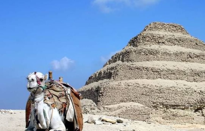 Cairo: Full-Day Guided Tour to Giza Pyramids, Saqqara and Memphis with lunch