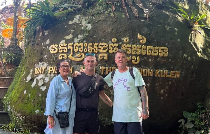 Phnom Kulen Waterfall & 1000 Lingas Shared Tour