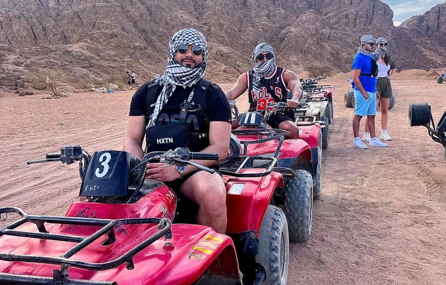 Desert Adventure: Quad Biking, Camel Riding, Bedouin Dinner Show & Stargazing 