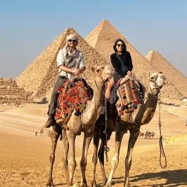 Half day pyramids of giza