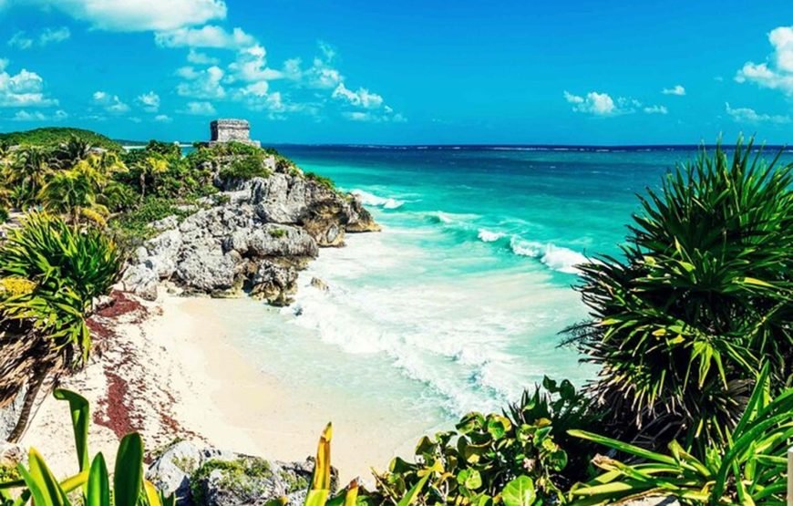 Full Day Tulum Ruins Tour Cenote and Swimming with Sea Turtles