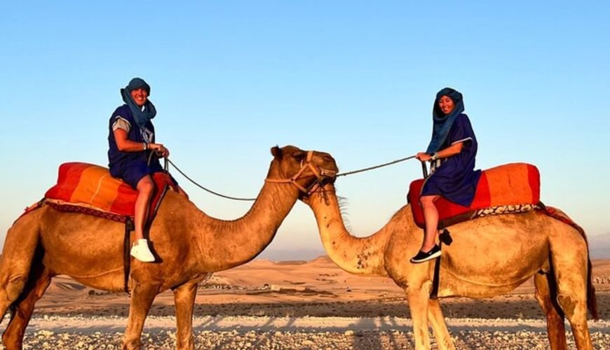 From Marrakech: Agafay Desert Quad, Tour Camel Ride, Sunset With Dinner Show