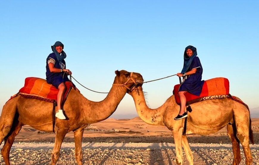 Marrakech Agafay Desert Tour, Camel Ride, Sunset & Berber Food