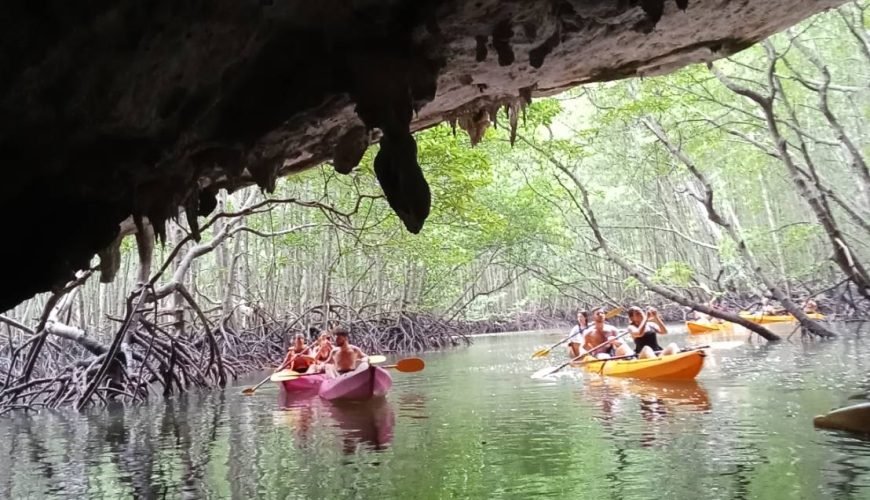 Krabi : Half day Kayak Adventure at Ao Thalane