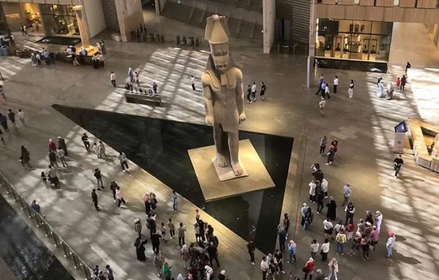 Giza Pyramids With GEM (Grand Egyptian Museum)