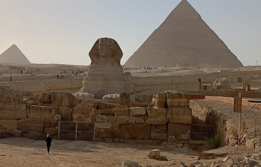 Giza Pyramids With GEM (Grand Egyptian Museum)