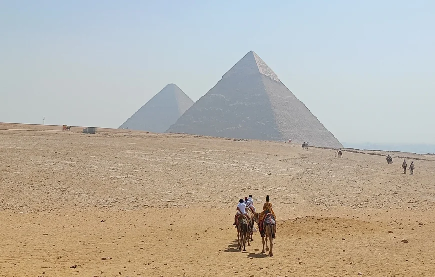 Giza Pyramids With GEM (Grand Egyptian Museum)