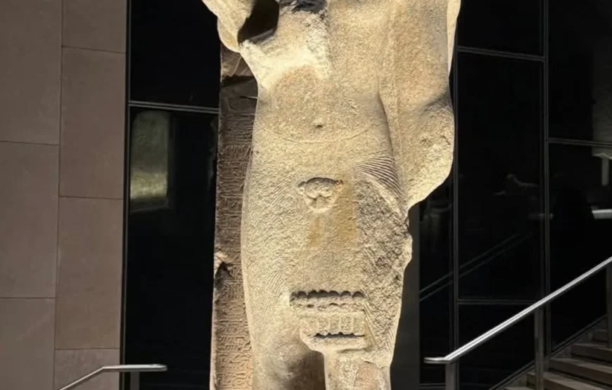 Giza Pyramids With GEM (Grand Egyptian Museum)