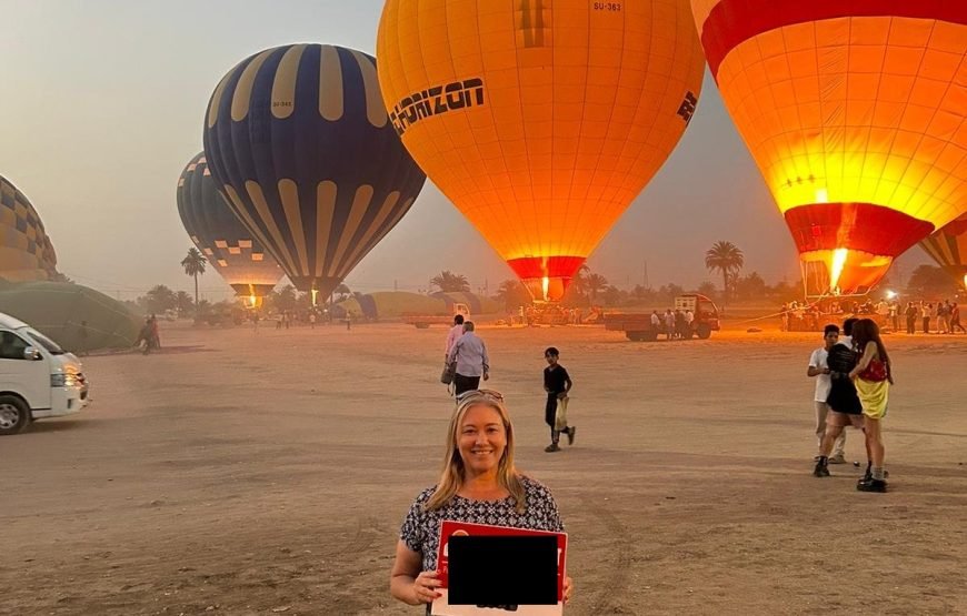 Hot Air Balloon Ride in Luxor, Egypt