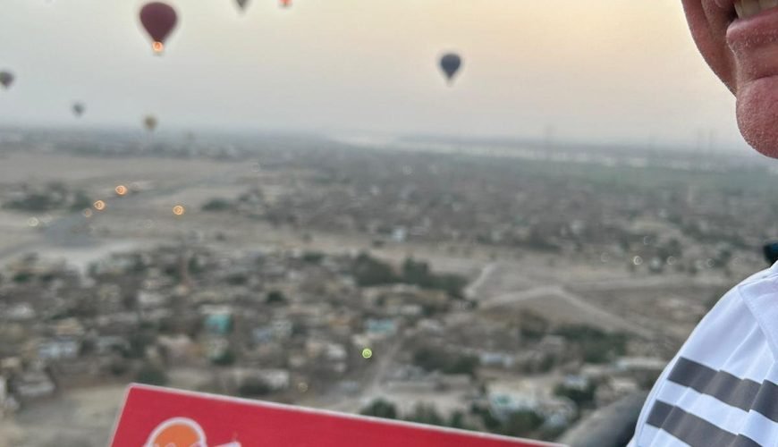 Hot Air Balloon Ride in Luxor, Egypt
