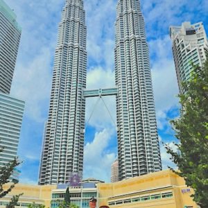 guest moments by the Petronas Twin Towers