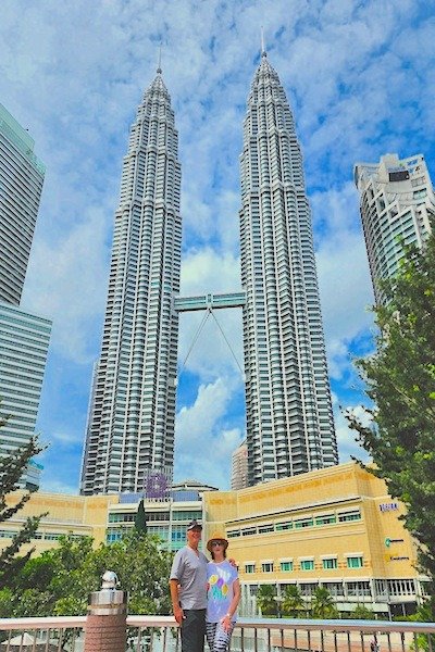 Brisk walk around KLCC Park