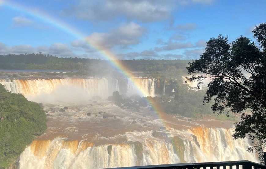 Iguassu Falls Full-Day Experience: Brazil & Argentina Sides + Skip-the-Line & Hotel Pickup