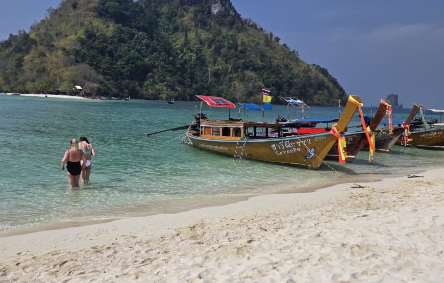 Krabi Day Trip to 4 Islands by Longtail Boat
