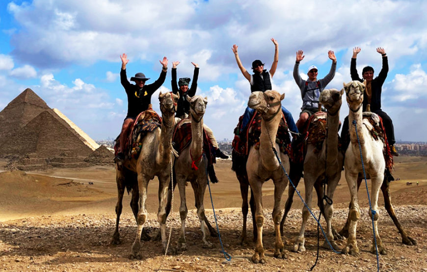 Sunrise Camel Ride, Pyramids Private Tour and Local Breakfast