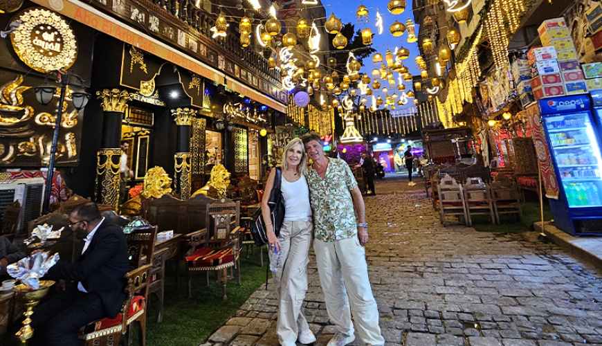 Cairo By Night: Unknown Soldier Memorial, Al-Fishawi Café and Al-Moez Street
