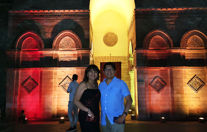 Cairo By Night: Unknown Soldier Memorial, Al-Fishawi Café and Al-Moez Street