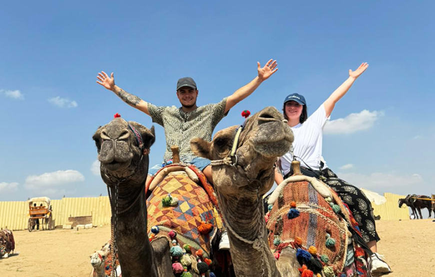Sunrise Camel Ride, Pyramids Private Tour and Local Breakfast