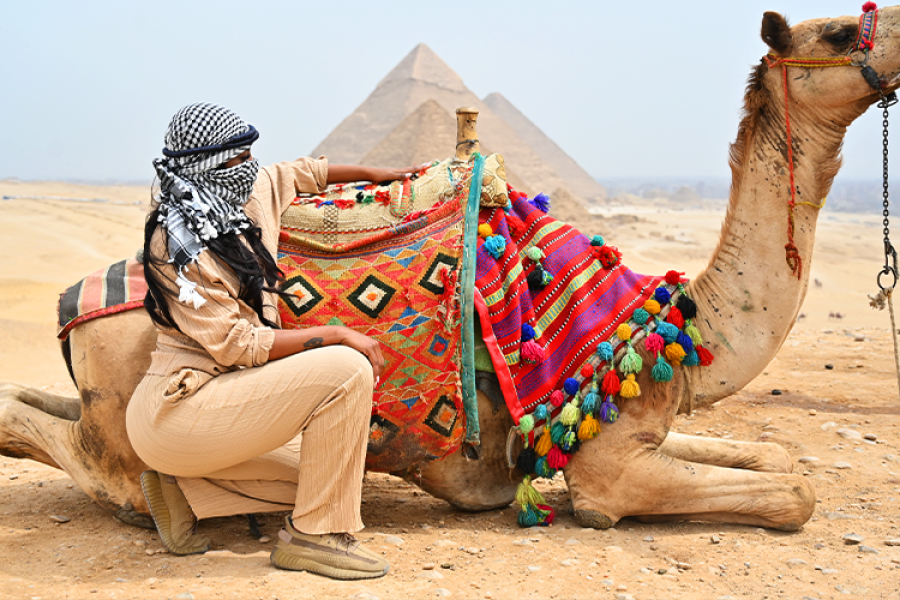 Sunrise Camel Ride, Pyramids Private Tour and Local Breakfast