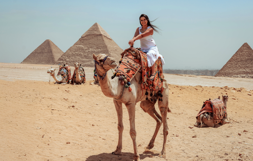 Sunrise Camel Ride, Pyramids Private Tour and Local Breakfast