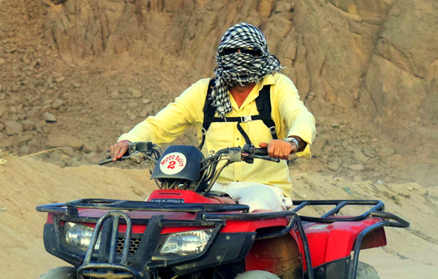Desert Adventure in Sharm El Sheikh – Quad Biking, Camel Ride & Bedouin Experience