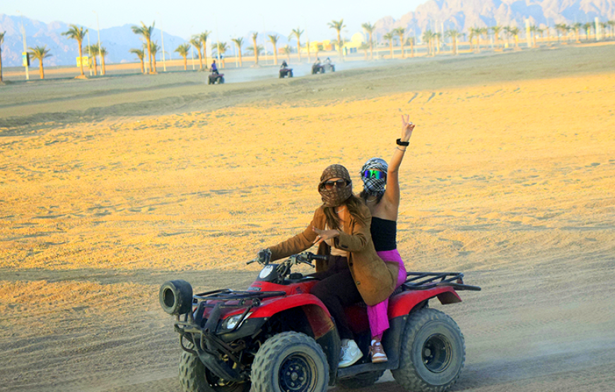 Desert Adventure in Sharm El Sheikh – Quad Biking, Camel Ride & Bedouin Experience