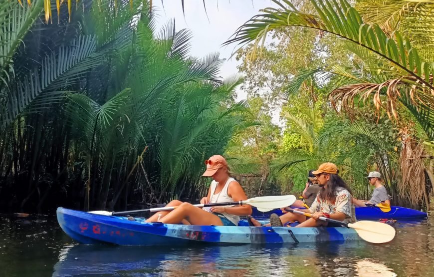 Kayak Trip Around Green Cathedral, Sunset, Swim