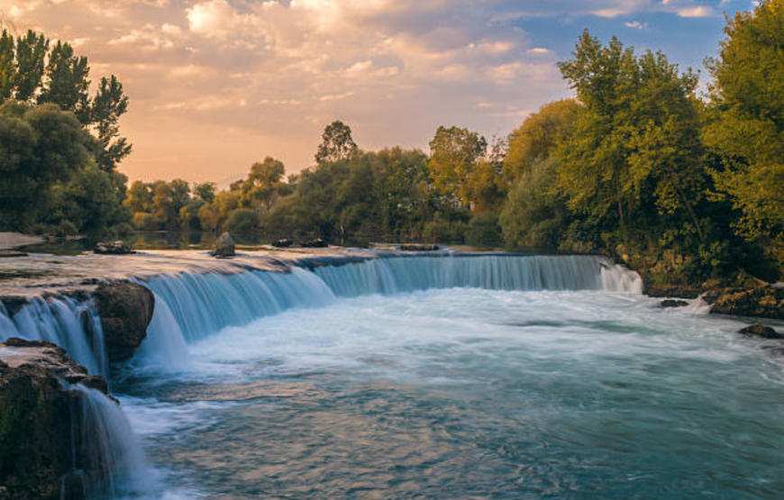 Side Manavgat River Cruise, Waterfall, and Bazaar Boat Tour