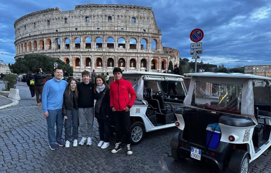 Rome: Exclusive Private Golf Cart Tour with Hotel Pick-Up