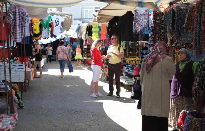 Side Manavgat River Cruise, Waterfall, and Bazaar Boat Tour