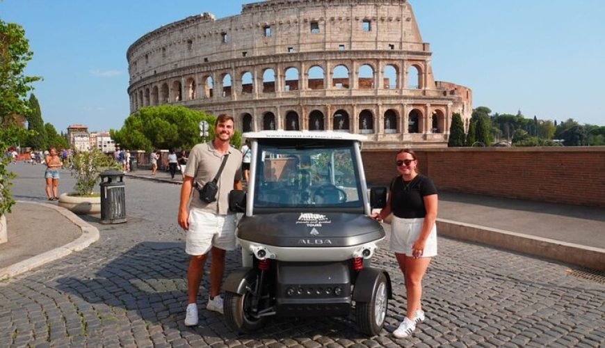 Rome: Exclusive Private Golf Cart Tour with Hotel Pick-Up