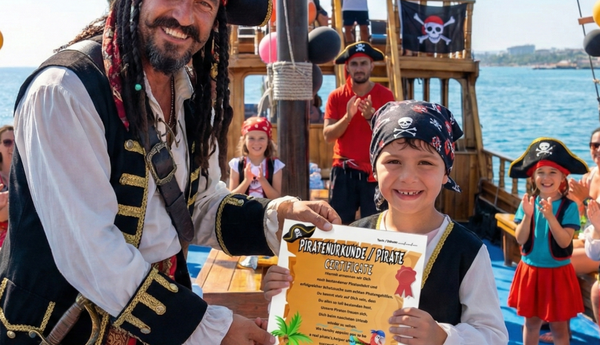 Side: Pirate Ship Cruise with Pirate Certificate