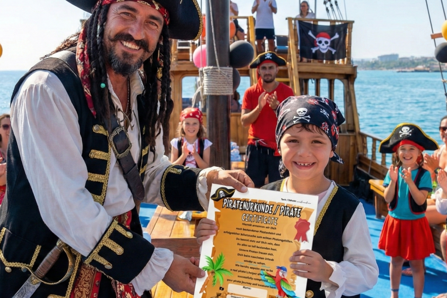 Side: Pirate Ship Cruise with Pirate Certificate