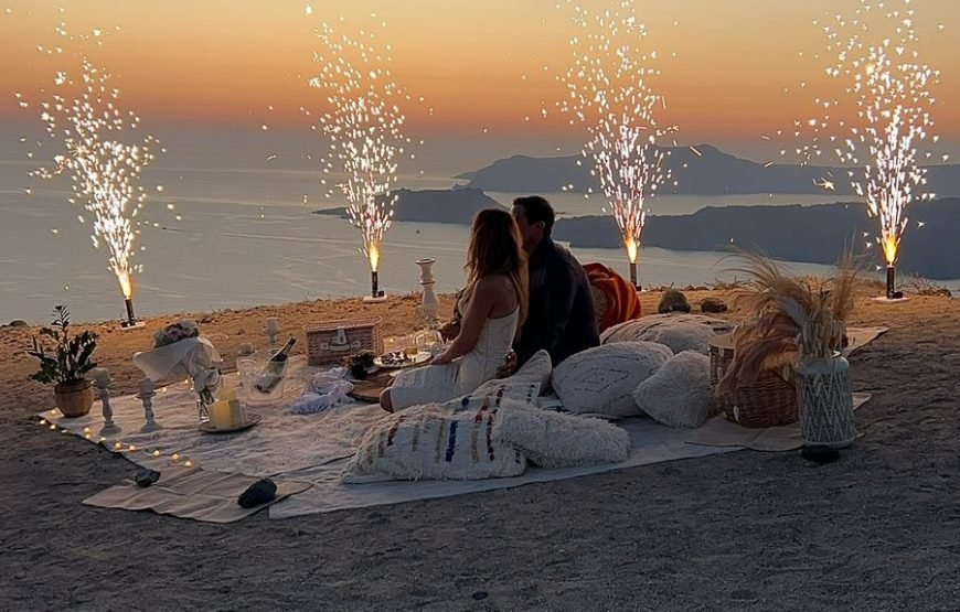 Santorini Sunset Picnic