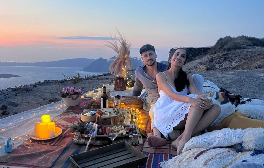 Santorini Sunset Picnic