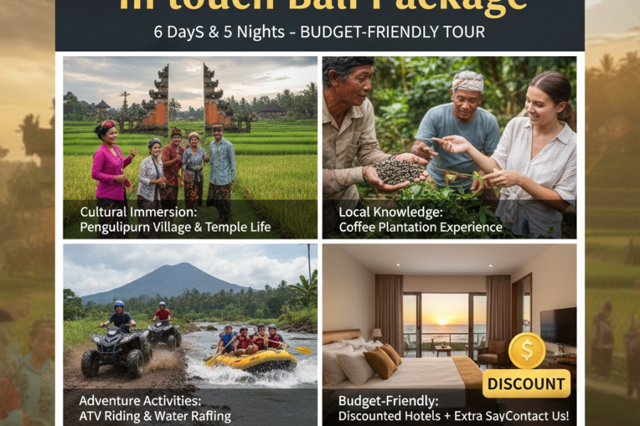 Bali In Touch: 6D5N Cultural & Adventure Escape